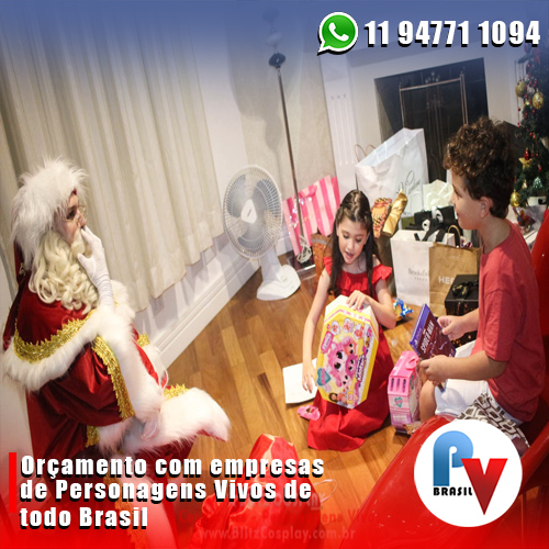 Personagem Vivo do Papai Noel Personagem Vivo do Papai Noel